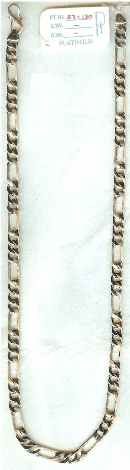 Platinum Chains in India - Heavy Platinum Sachin Chain For Men JL PT 728