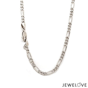 Jewelove™ Chains Heavy Platinum Evara Sachin Chain for Men JL PT 728