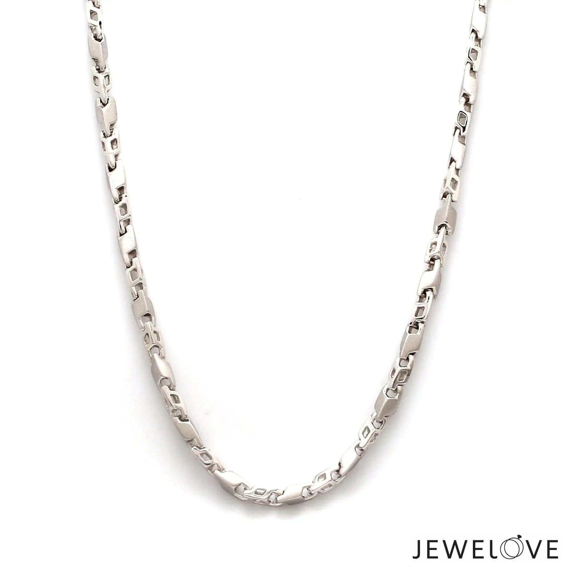 Jewelove™ Chains Heavy Unisex Platinum Chain JL PT 720