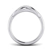 Jewelove™ Rings Infinity Plain Platinum Ring for Men JL PT 459