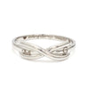 Jewelove™ Rings Infinity Plain Platinum Ring for Men JL PT 459