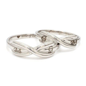 Jewelove™ Rings Infinity Plain Platinum Ring for Men JL PT 459