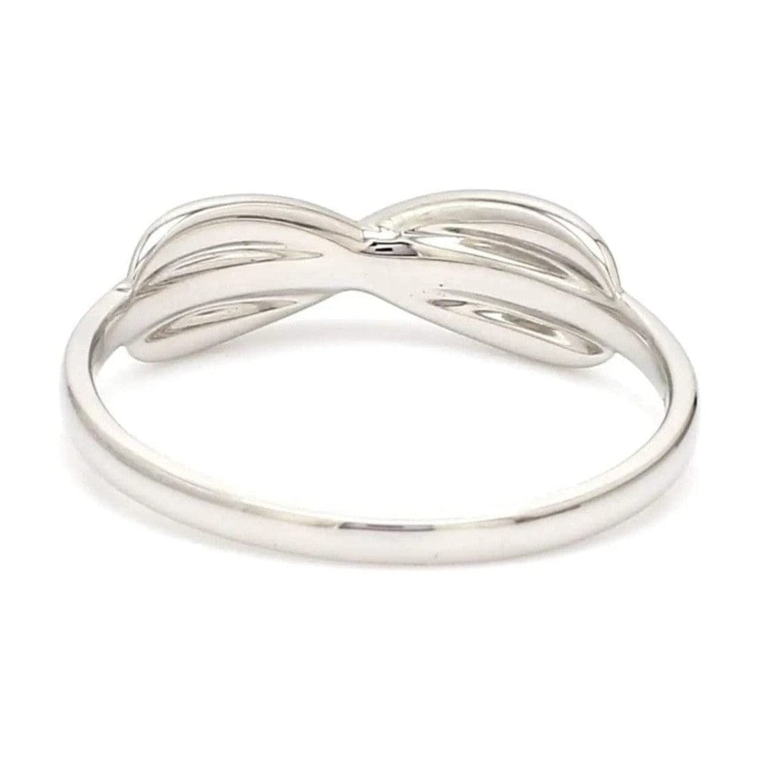 Jewelove™ Rings Infinity Plain Platinum Ring for Men JL PT 459