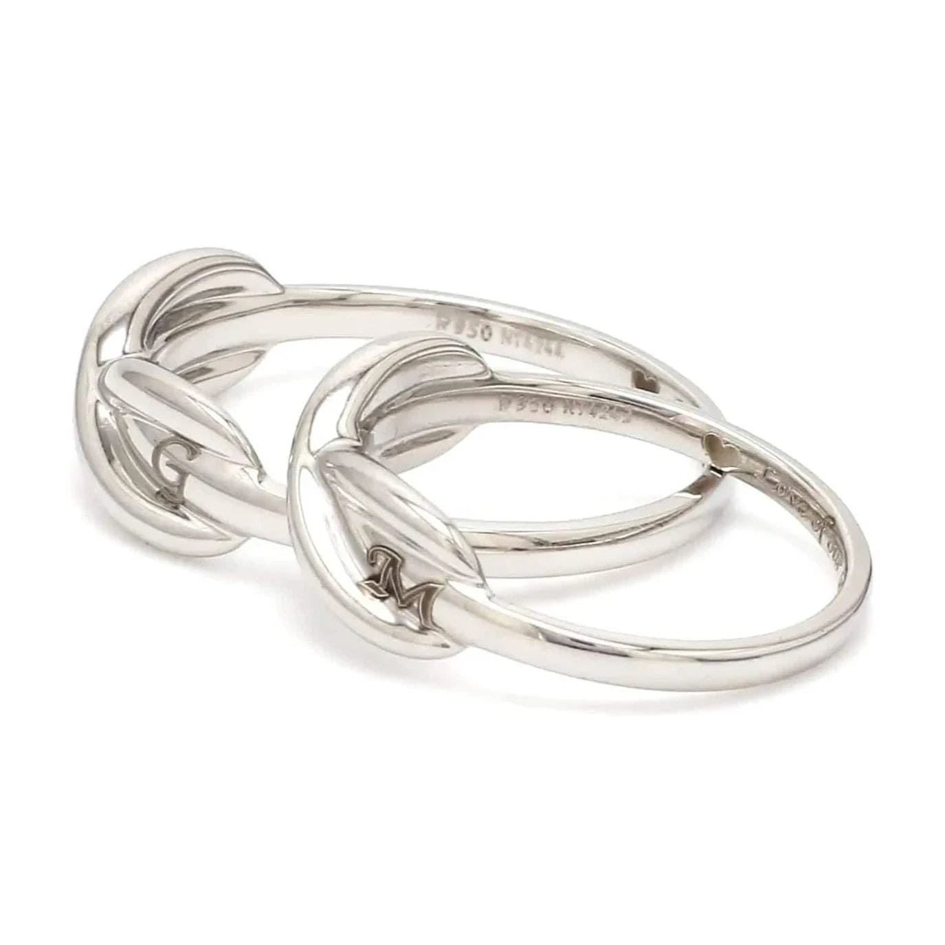 Jewelove™ Rings Infinity Plain Platinum Ring for Men JL PT 459