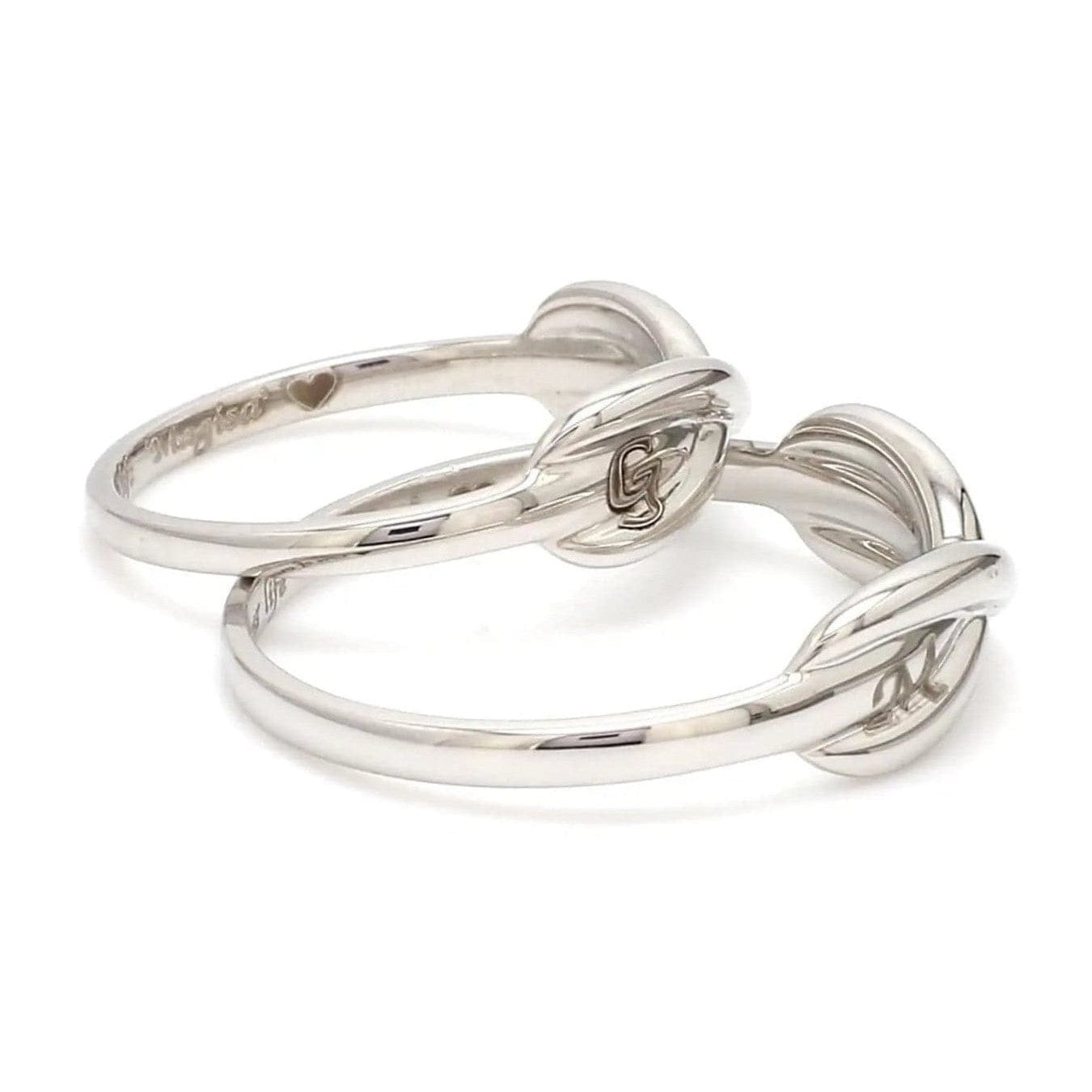 Jewelove™ Rings Infinity Plain Platinum Ring for Men JL PT 459