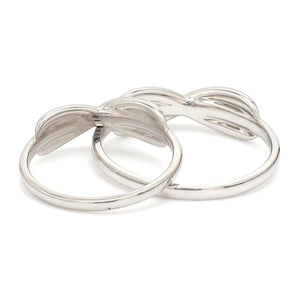 Jewelove™ Rings Infinity Plain Platinum Ring for Men JL PT 459