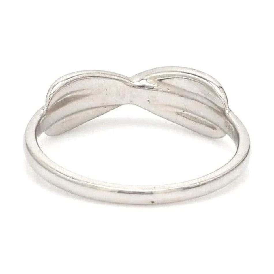 Jewelove™ Rings Infinity Plain Platinum Ring for Men JL PT 459