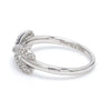 Jewelove™ Rings SI IJ / Women's Band only Infinity Platinum Ring with Diamonds for Women JL PT 460