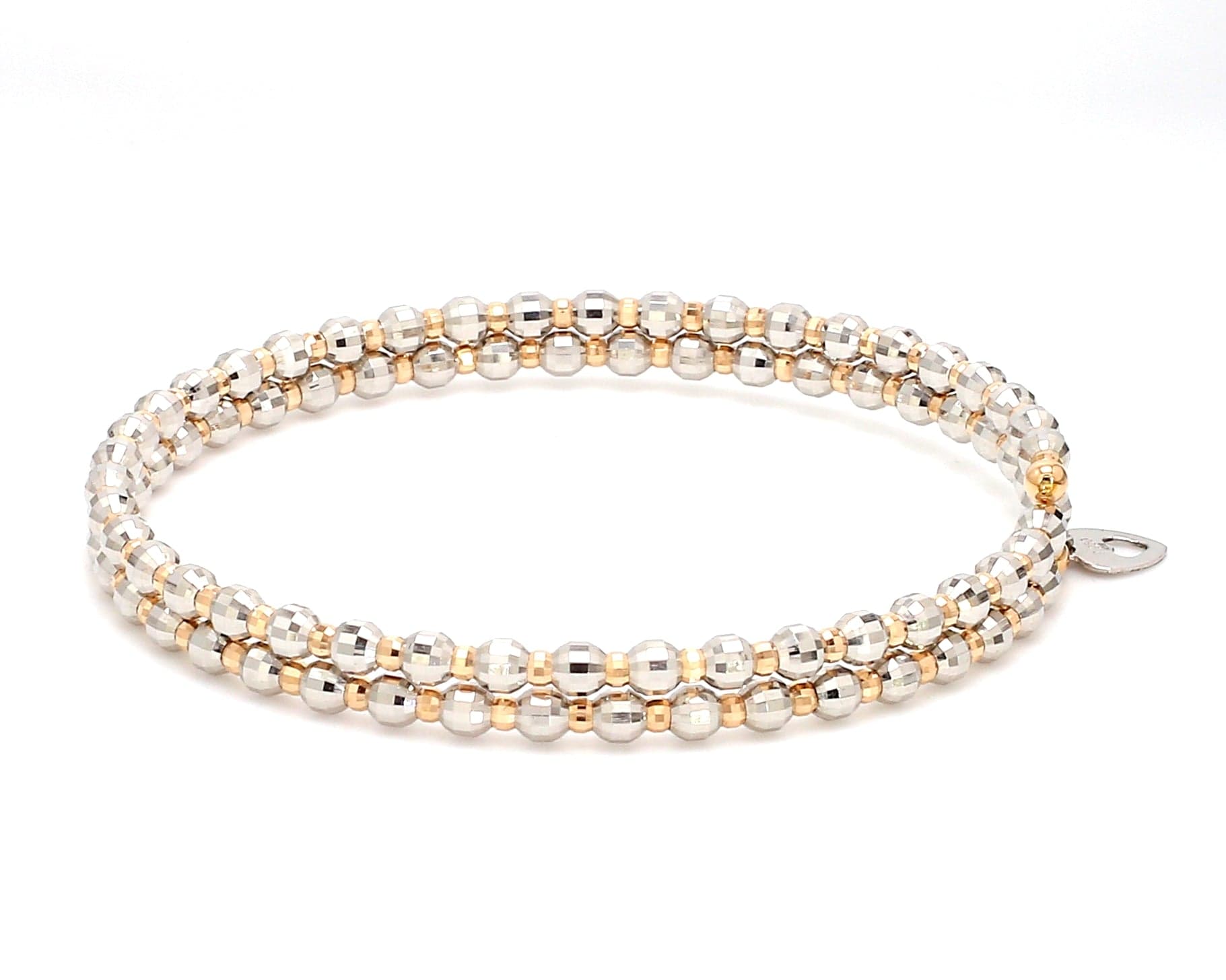 White Ladies Bracelet with Rose Gold Polish  Gift for Girl Friend   Corporate Gift  Zoe Floral Bracelet by Blingvine