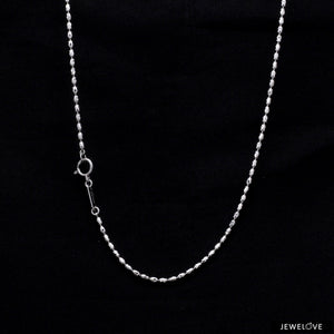 Jewelove™ Chains Japanese Cylindrical Balls Platinum Chain JL PT 741