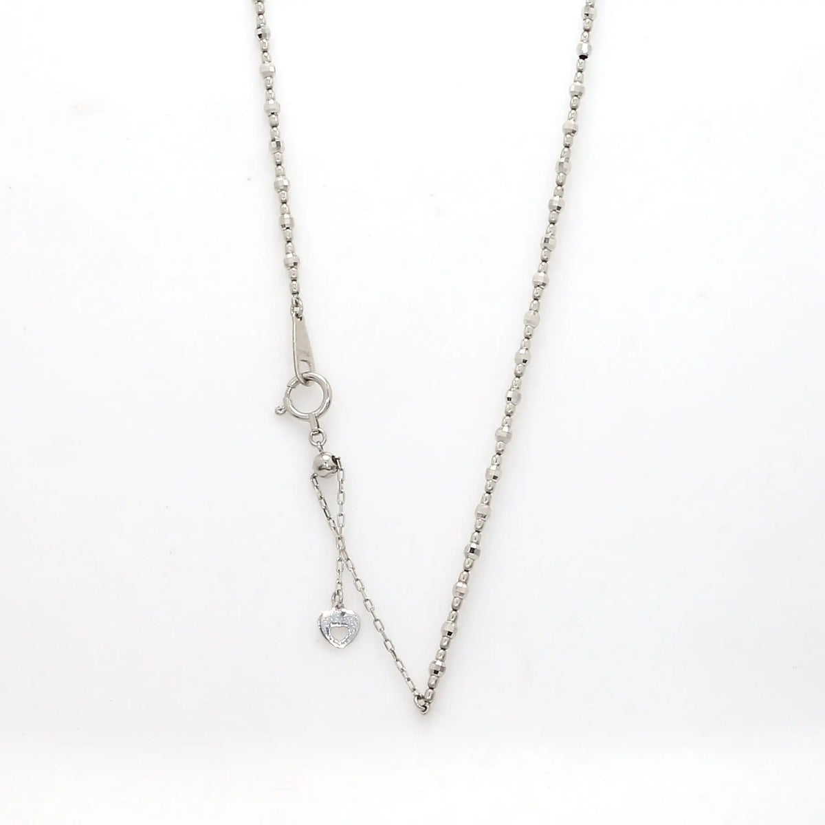 Japanese Diamond Cut Balls Platinum Chain SJ PTO N 721