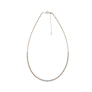 Jewelove™ Chains 16 inch Japanese Diamond Cut Platinum & Rose Gold Chain for Women JL PT CH 1069