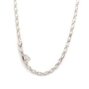 Jewelove™ Chains Japanese Links Platinum Unisex Chain JL PT CH 1163