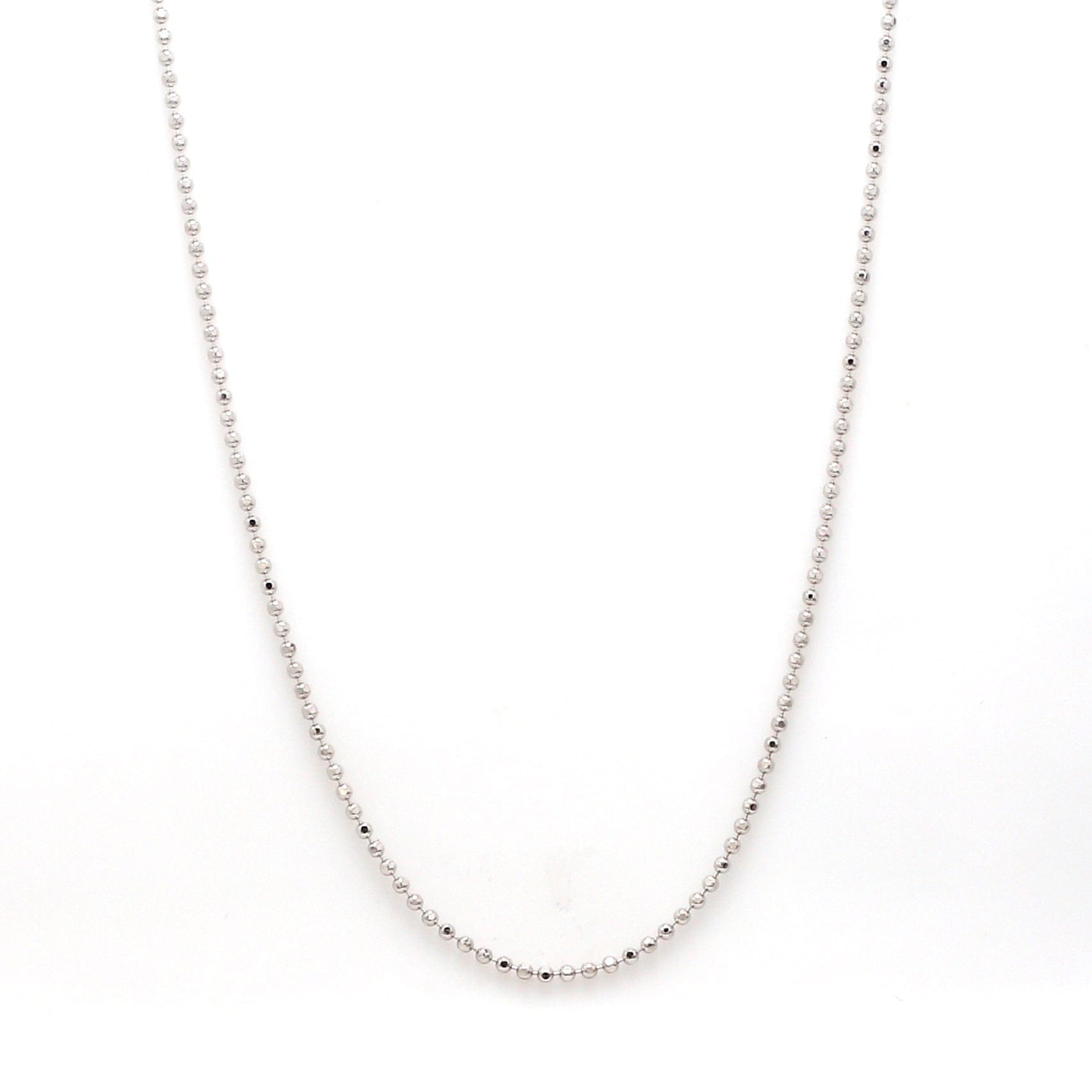 Jewelove™ Chains Japanese Plain Platinum Ball Chain JL PT CH 970