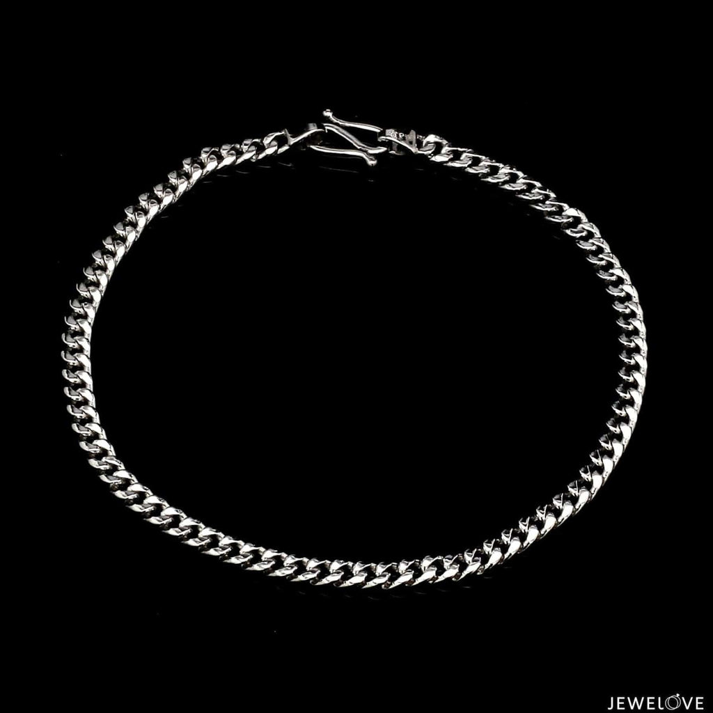 Jewelove™ Bangles & Bracelets Japanese Platinum Bracelet for Men JL PTB 1085