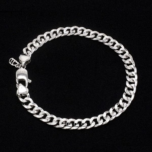 Jewelove™ Bangles & Bracelets 8 inches Japanese Platinum Bracelet for Men JL PTB 968