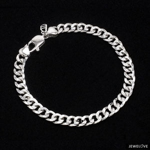 Jewelove™ Bangles & Bracelets 8 inches Japanese Platinum Bracelet for Men JL PTB 968