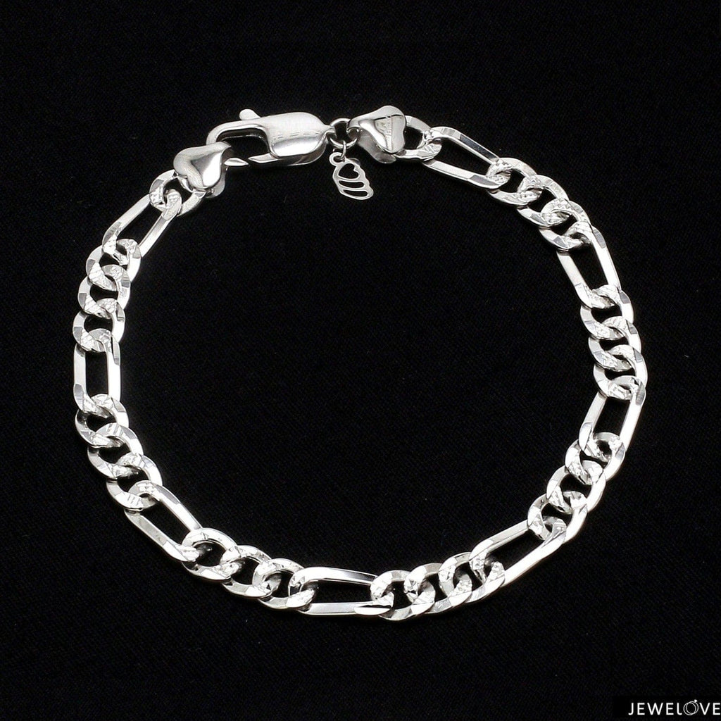 Jewelove™ Bangles & Bracelets Japanese Platinum Bracelet for Men JL PTB 979