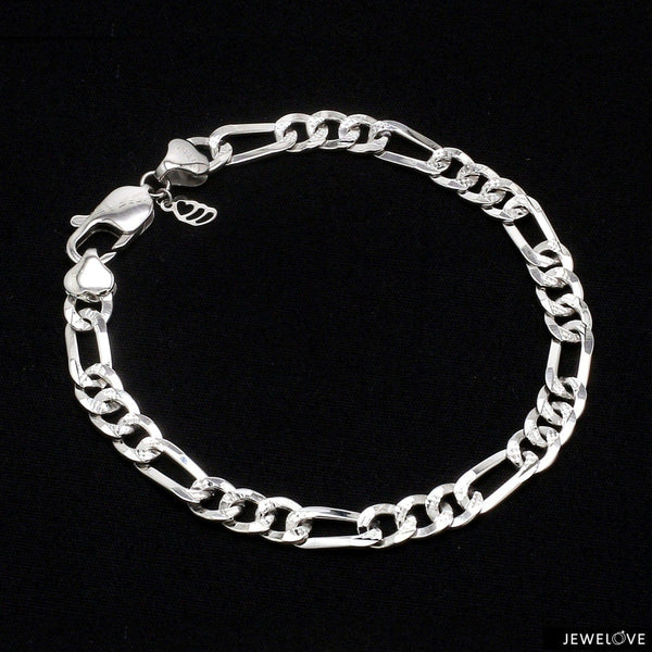 Jewelove™ Bangles & Bracelets Japanese Platinum Bracelet for Men JL PTB 979