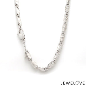 Jewelove™ Chains Japanese Platinum Chain for Men JL PT CH 1306