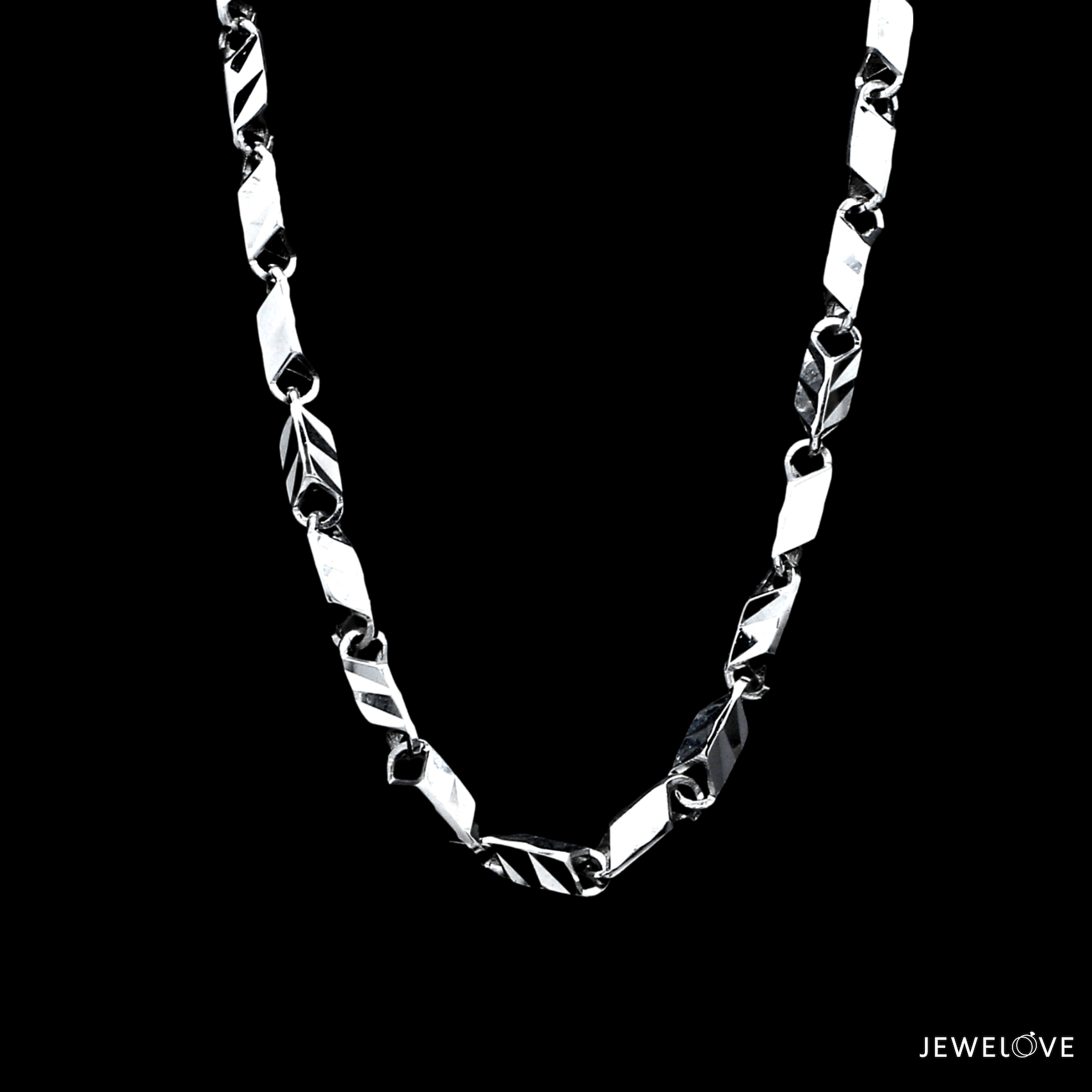 Jewelove™ Chains Japanese Platinum Chain for Men JL PT CH 1306