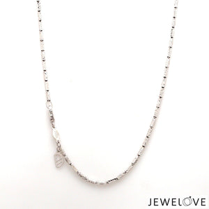 Jewelove™ Chains Japanese Platinum Chain for Women JL PT CH 1186