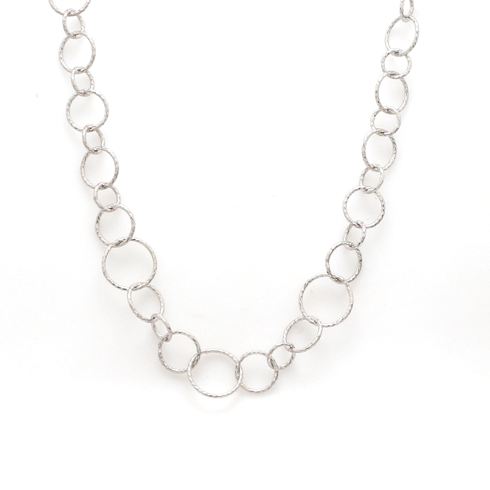 Marquise Chain Link Necklace | Autumn and May | Sterling Silver Jewellery