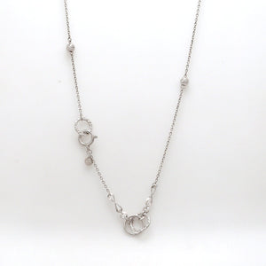 Jewelove™ Chains Japanese Platinum Diamond Cut Balls Chain for Women JL PT CH 1086