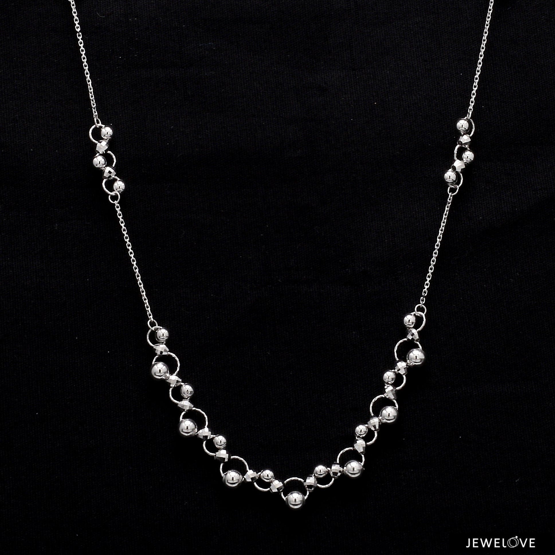 Women's silver online chain only necklaces