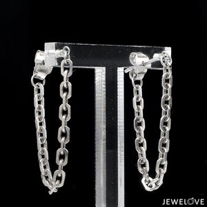 Jewelove™ Earrings Japanese Platinum Earrings for Women JL PT E 296