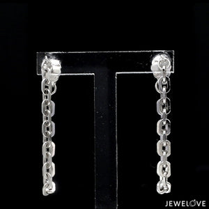 Jewelove™ Earrings Japanese Platinum Earrings for Women JL PT E 296