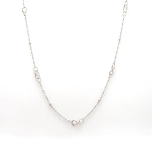 Jewelove™ Chains 16 inch Japanese Platinum Light Weight Chain for Women JL PT CH 1078