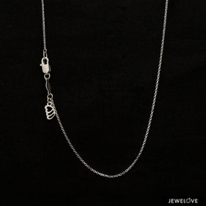 Jewelove™ Chains Japanese Platinum Necklace Chain for Women JL PT CH 205