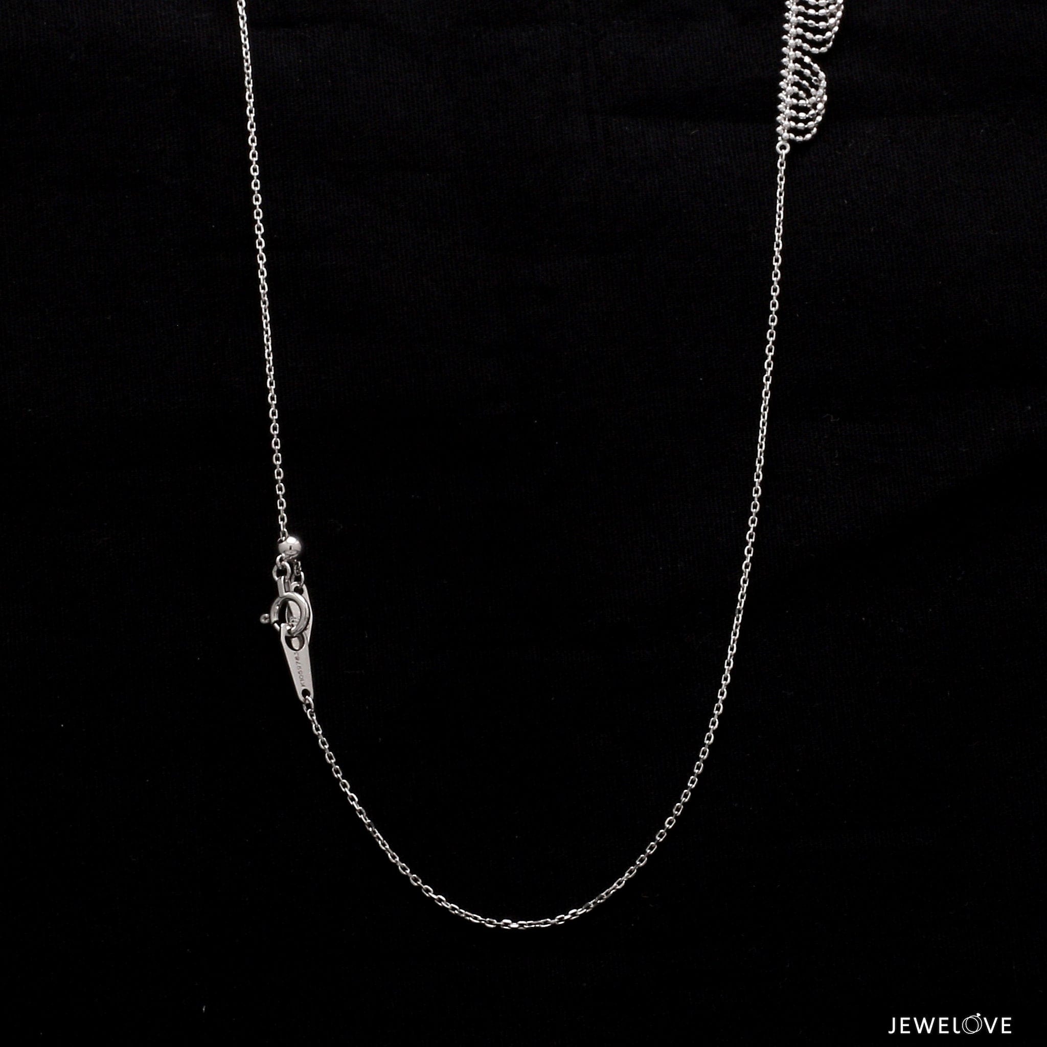 Jewelove™ Chains Japanese Platinum Necklace for Women JL PT CH 189