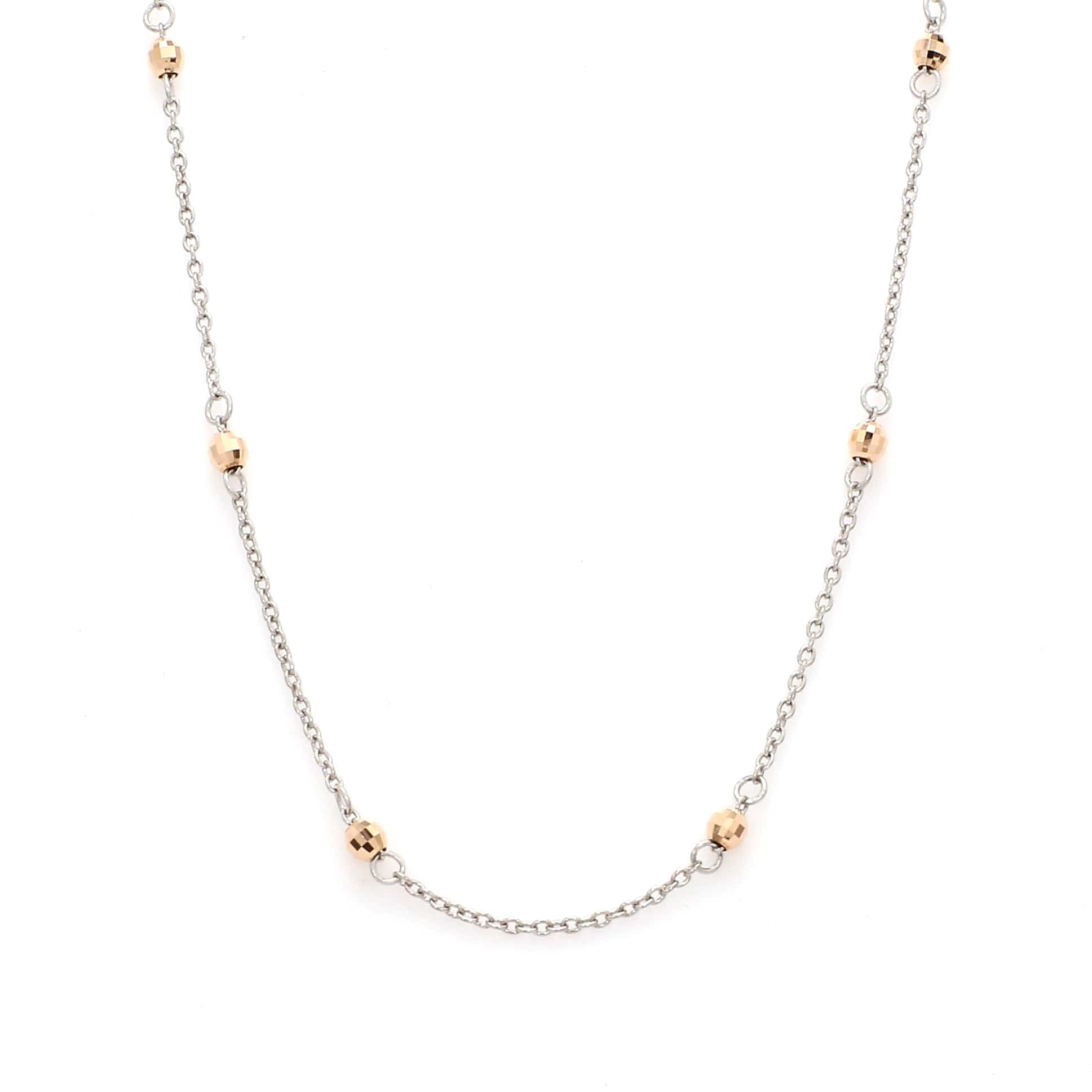 Jewelove™ Chains Japanese Platinum Rose Gold Chain JL PT CH 1052