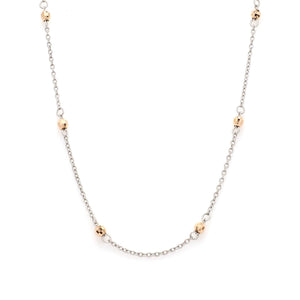 Jewelove™ Chains Japanese Platinum Rose Gold Chain JL PT CH 1052