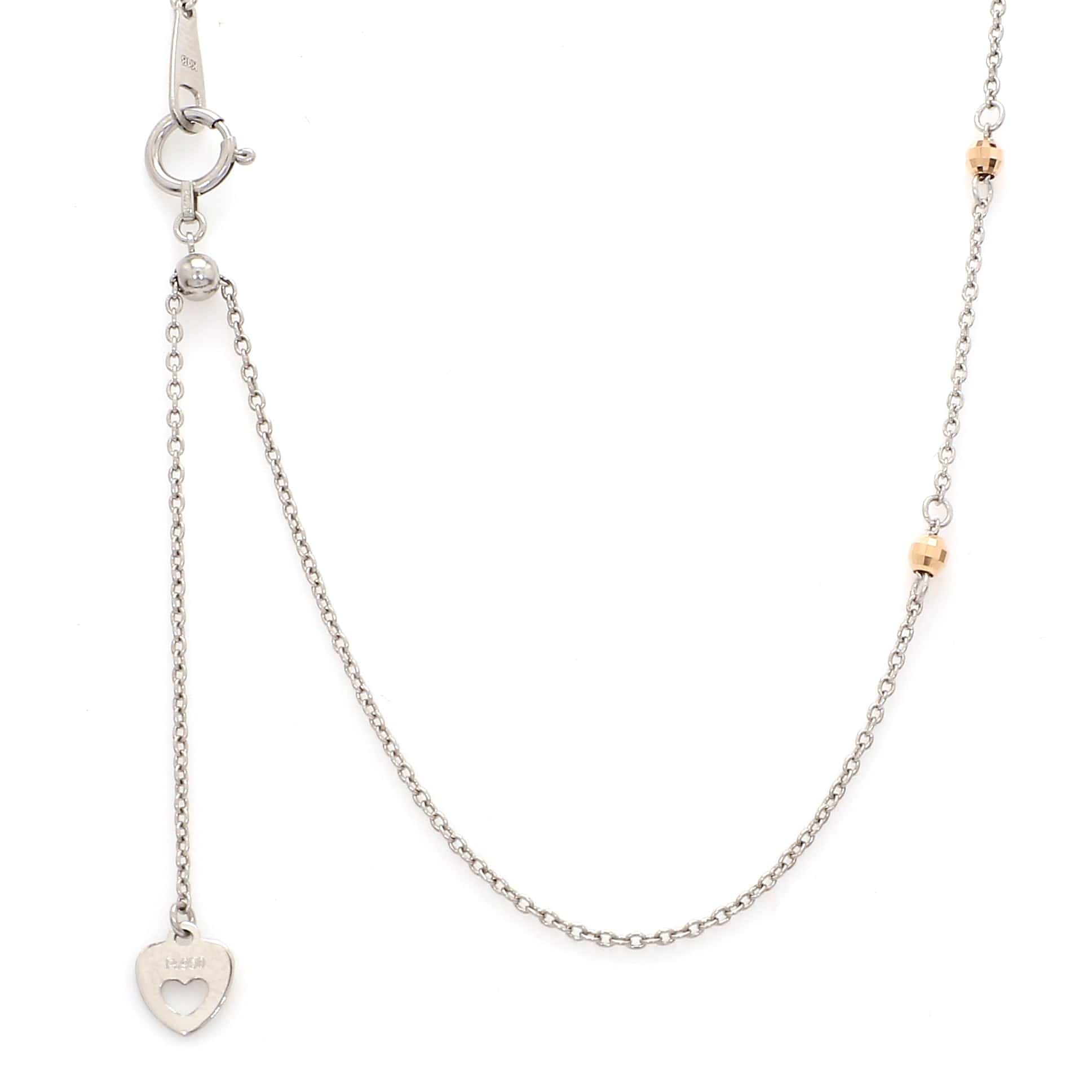 Jewelove™ Chains Japanese Platinum Rose Gold Chain JL PT CH 1052