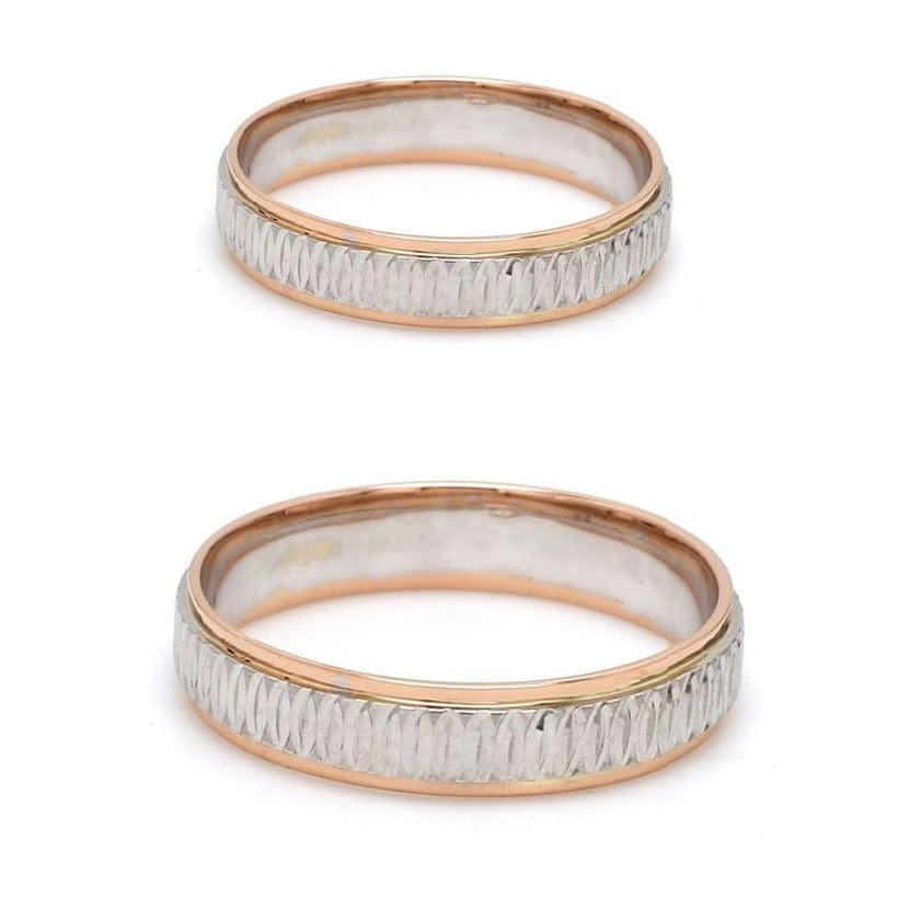 Japanese Platinum & Rose Gold Couple Rings Couple Ring JL PT 601