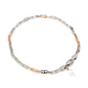 Jewelove™ Bangles & Bracelets Japanese Platinum & Rose gold Links Bracelet JL PTB 1263