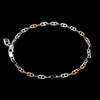 Jewelove™ Bangles & Bracelets Japanese Platinum & Rose gold Links Bracelet JL PTB 1263