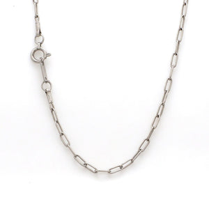 Jewelove™ Chains Japanese Rectangular Links Classic Platinum Chain JL PT CH 1118