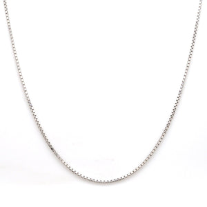 Jewelove™ Chains Japanese Thick Platinum Box Chain for Men JL PT 702 - Men