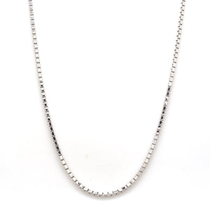 Jewelove™ Chains Japanese Thick Platinum Box Chain for Men JL PT 702 - Men