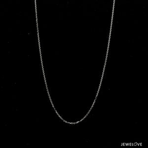 Jewelove™ Chains Japanese Thin Platinum Cable Chain SJ PTO 704-Thin