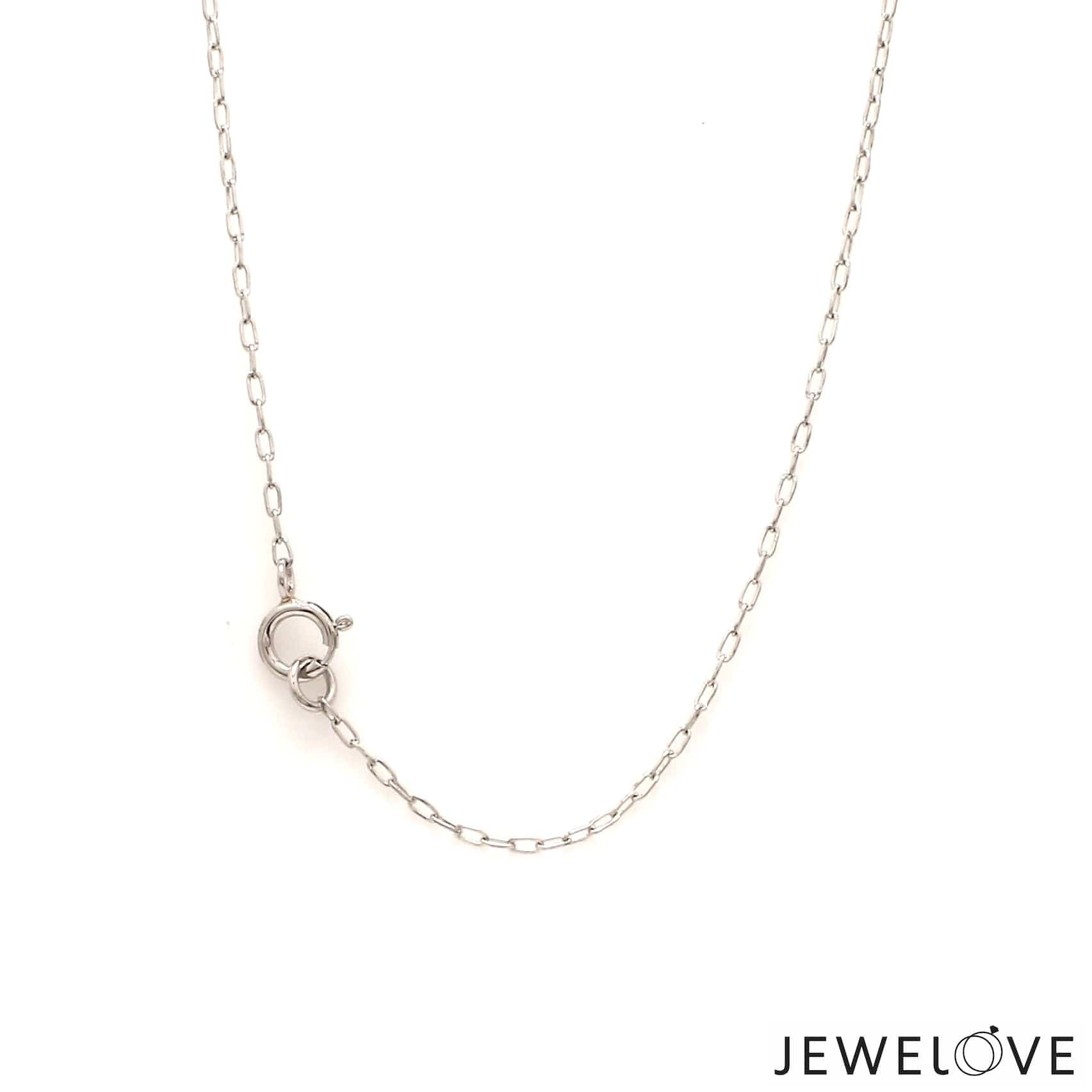 Jewelove™ Chains Japanese Thin Rectangular Links Platinum Chain JL PT CH 1115