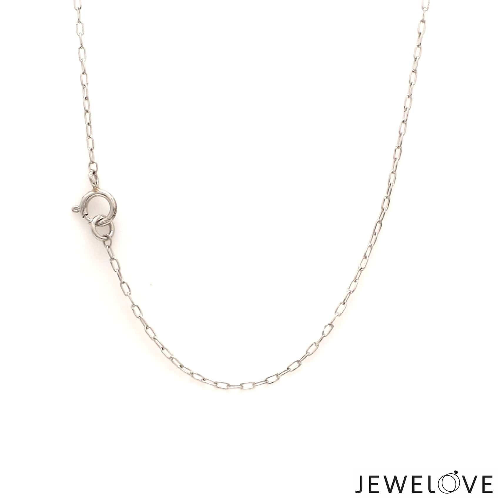 Jewelove™ Chains Japanese Thin Rectangular Links Platinum Chain JL PT CH 1115