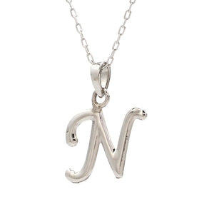 Jewelove™ Pendants Lightweight Alphabet Platinum Pendants JL PT P Alphabet