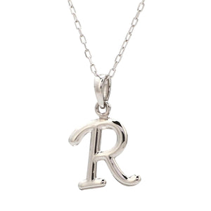 Jewelove™ Pendants Lightweight Alphabet Platinum Pendants JL PT P Alphabet