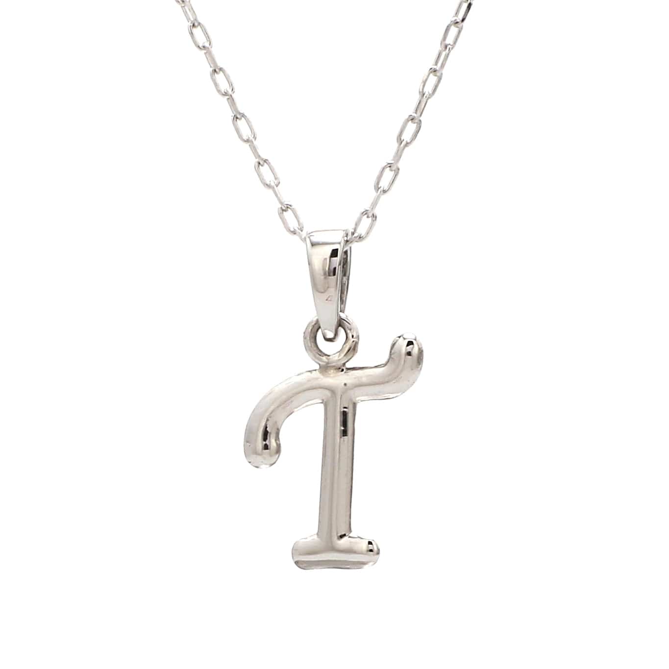 Jewelove™ Pendants Lightweight Alphabet Platinum Pendants JL PT P Alphabet