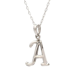 Jewelove™ Pendants Lightweight Alphabet Platinum Pendants JL PT P Alphabet